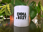 Pug Paw Print Mug - Emma & Roxy